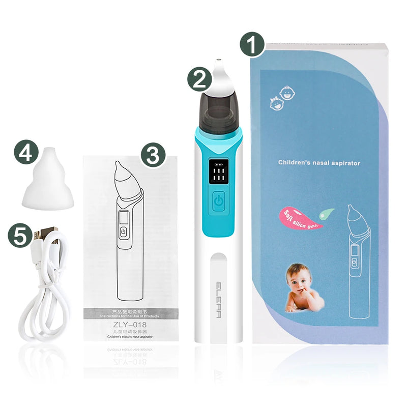 Aspirador Nasal Elétrico de Silicone