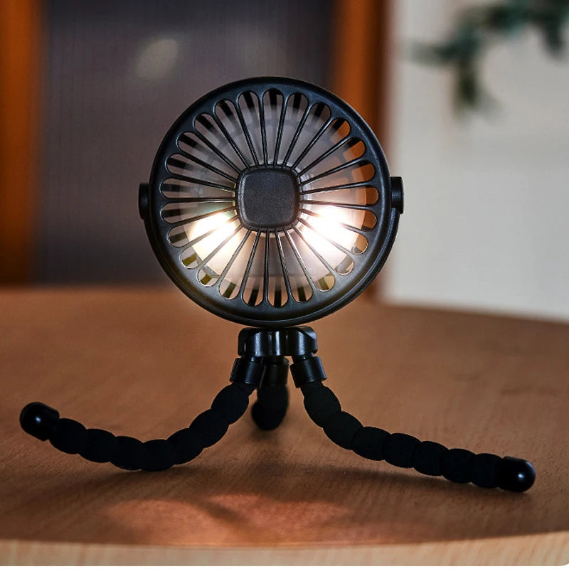 Ventilador Portátil para Carrinho de Bebês