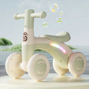 Bicicleta de Equilíbrio Infantil 4 Rodas Antitombo