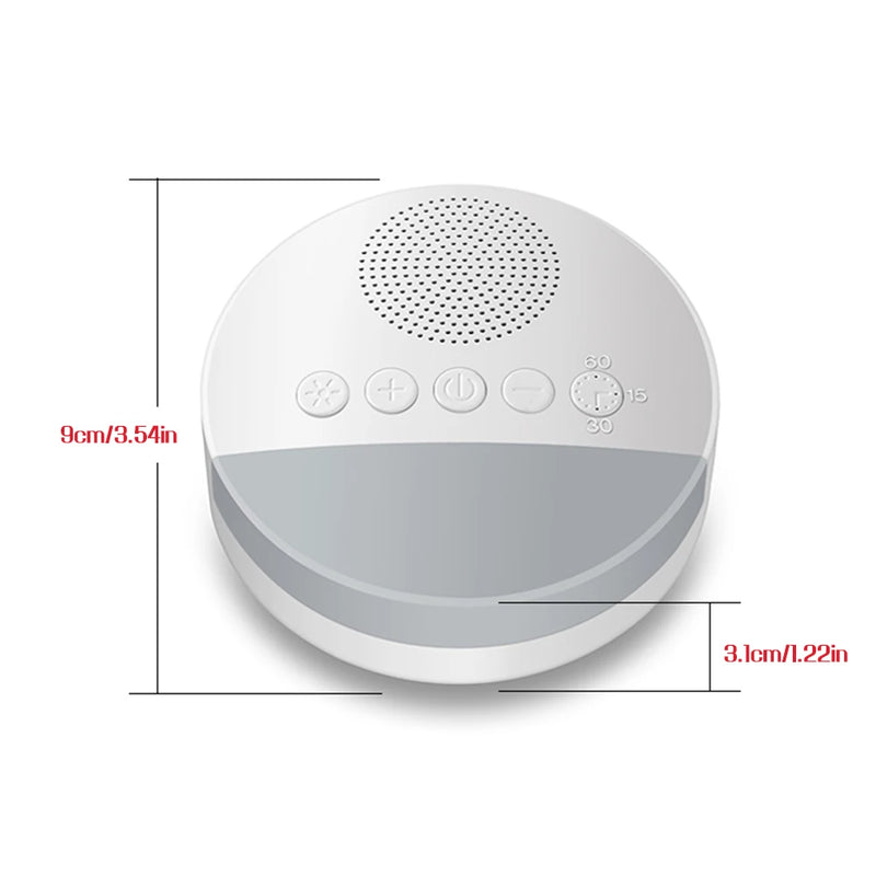 Máquina Portátil de Ruídos Branco Para Bebês