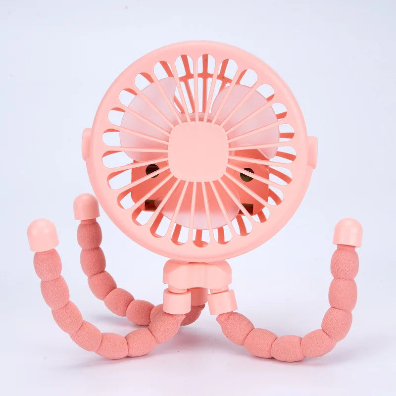 Ventilador Portátil para Carrinho de Bebês