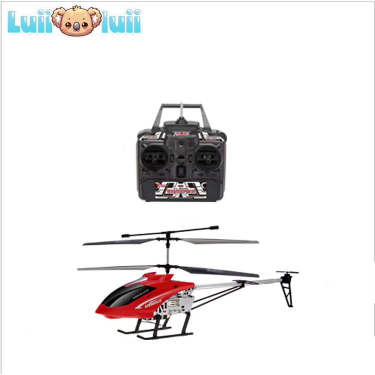 Helicóptero Rc com controle remoto drone ao ar livre.